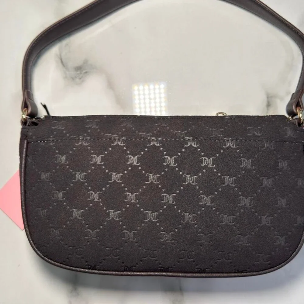 Juicy Couture Brown Purse With Fe 8 F
